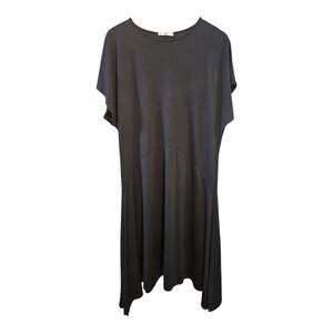 Zara Collection Oversized Basic Classic Black Midi Dress Women's Size Small